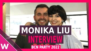 Monika Liu Interview  Lithuania  Barcelona Eurovision Party 2022 [upl. by Jareen]