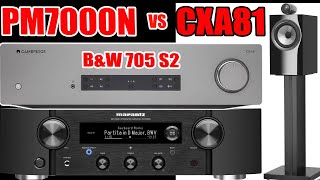 One of the Best Amps for BampW 705 S2 Sound Battle BampW 705 S2 vs Cambridge Audio CXA81 WBampW 705 S2 [upl. by Nnaarat]