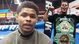 Shakur Stevenson Reacts to Devin Haney BREAKING Floyd Mayweather Compubox vs Regis Prograis [upl. by Sregor]