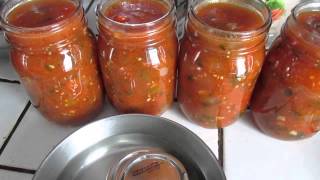 How To Make Yummy Salsa For Canning or Freezing 2 Recipes to Choose From [upl. by Hobie]