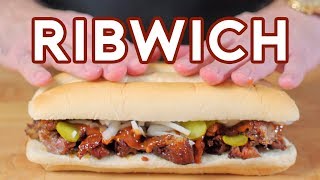 Binging with Babish Ribwich from The Simpsons [upl. by Nelle]