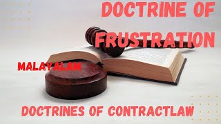 Doctrine of Frustration Doctrines of Contract Law Law for beginners Dr KK Sunitha [upl. by Wall483]