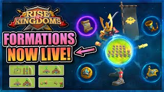 Formations amp armaments live in KvK S2 detailed review Rise of Kingdoms [upl. by Keyes]