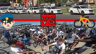 THOUSAND BIKES VS 20 PHILLY COP CARS [upl. by Melleta]