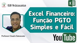 Excel Avançado  Função PGTO [upl. by Bez]