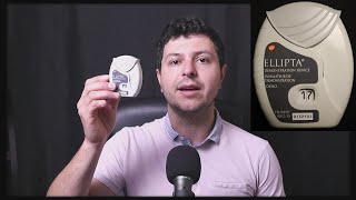 How to use Ellipta inhaler Trelegy Relvar Anoro Breo Incruse [upl. by Leoline]