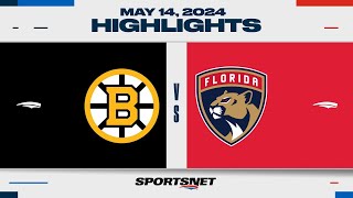 NHL Game 5 Highlights  Panthers vs Bruins  May 14 2024 [upl. by Esoryram]