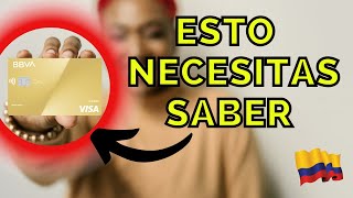 💳 TARJETA de CRÉDITO BBVA Visa ORO  Beneficios  Características  Requisitos  COLOMBIA [upl. by Burnham669]