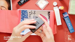 ALLURE BEAUTY BOX August 2020 [upl. by Ahsinad]