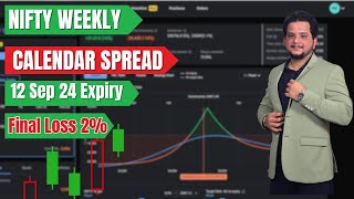 Nifty Weekly Option Selling  12 Sep 24 Expiry  Put Calendar Spread Final Loss 2 [upl. by Snebur]