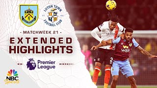 Burnley v Luton Town  PREMIER LEAGUE HIGHLIGHTS  1122024  NBC Sports [upl. by Euqinomad]