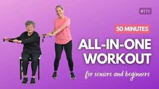 AllinOne Walking amp Strength Workout for Seniors [upl. by Dash]