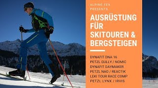 Ausrüstung Skitouren amp Bergsteigen  DYNAFIT DAYMAKERPETZL GULLY LYNXNOMIC LEKI DYNAFIT DNANAO [upl. by Fridell]