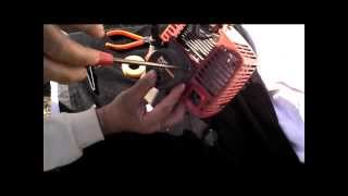 Broken starter rope Brushcutter part1 shindaiwa [upl. by Maureene]