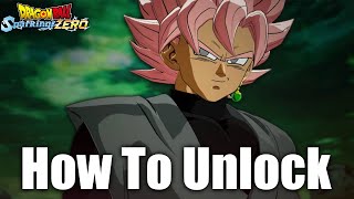 How to Unlock Goku Black in Sparking Zero [upl. by Alliscirp]