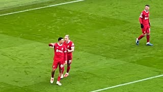 Liverpool Fans React To Trent’s Goal Against Man City [upl. by Akimit]