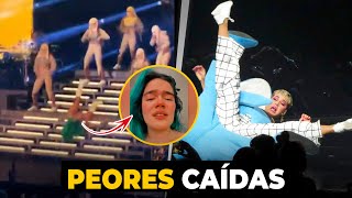 🤣 Grandes caídas de FAMOSOS en vivo 😂 [upl. by Salome]