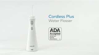 How to use the Waterpik™ Cordless Plus WP450 Water Flosser [upl. by Rog92]