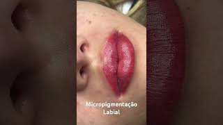 Micropigmentação nos Labios [upl. by Roumell]