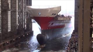 Launching of FSG Yard No 757 Oceanex Connaigra [upl. by Vasquez441]