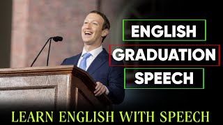 Learn English with English speeches  English Graduation Speech  With Subtitles [upl. by Okimuk157]