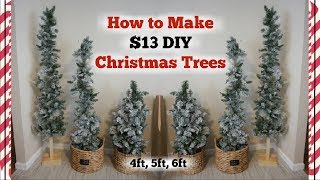 DIY CHRISTMAS TREES  HOW TO MAKE A CHRISTMAS TREE 13  Momma From Scratch [upl. by Asoj]