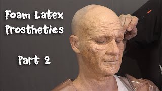 FX Makeup Tutorial  Foam Latex Prosthetics Part 2 [upl. by Ivana]