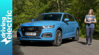 Audi Q5 hybrid review  DrivingElectric [upl. by Nnaid]