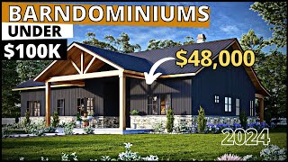 BEST PREFAB BARNDOMINIUM HOMES UNDER 100K [upl. by Eneluqcaj408]