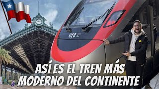 Conocimos el TREN más MODERNO del CONTINENTE en CHILE y Sudamérica 🇨🇱 ALUCINANTE 😱 [upl. by Knowles]