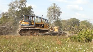 Super Power Technique KOMATSU Dozer D65P Pushing Soil and Forest To Build New Canal Project [upl. by Kristyn]