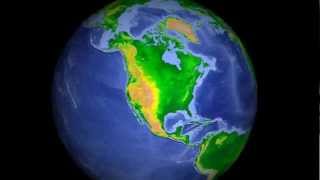 Batimetria globo terráqueo  Globe Bathymetry IGEOTV [upl. by Barnie]