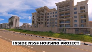 Inside The Largest Housing Project In East Africa  NSSF Rent To Own Housing Project Lubowa Uganda [upl. by Komarek]