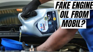 DUPLICATE MOBIL ENGINE OIL WAGON R OIL CHANGE MOBIL SUPER 3000 5W30 SYNTHETIC ENGINE OIL REVIEW [upl. by Callean]