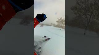 Why does this always happen 😤 skiing japan mountains snow powderskiing snowboarding [upl. by Grimona]