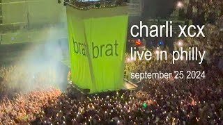 Charli xcx LIVE  Philadelphia PA 92524 [upl. by Waxman71]