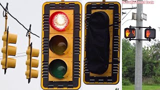 New Traffic Lights After Upgrade  Clairmount amp Rosa Parks [upl. by Hoffmann357]