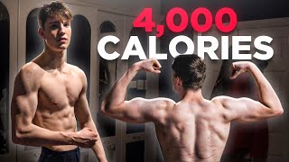 4000 Calorie Full Day of Eating to Gain Weight  Skinny Kid Bulking Up [upl. by Heger]