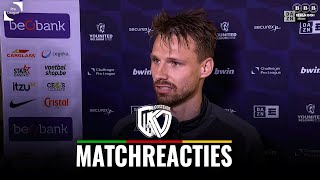 MATCHREACTIES  Jonas Vinck na Jong Genk  KV Oostende [upl. by Yesiad]