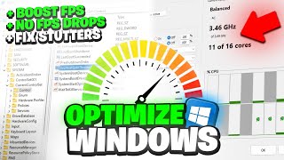 🔧 How I Optimize Windows 10 amp 11 For Gaming with a Budget PC 🚀 Low End PCLaptops [upl. by Aikahc]