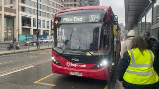 FRV Route 323 from Canning Town to Mile End [upl. by Zane]