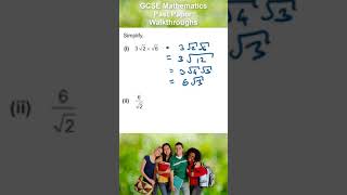 How to Simplify Surds  Rationalise Denominators  GCSE Maths OCR AQA EdExcel shorts [upl. by Eniroc]