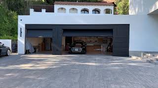 Now You See It Now You Dont Custom FlushMount Garage Door Project [upl. by Kabab870]