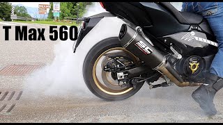 T MAX 560 TECH MAX HONDA GOLDWING BMW GS 1200 WALKAROUND ITALY OLTRE IL COLLE BERGAMO [upl. by Aliuqaj362]