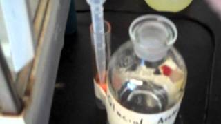 Weighing Glacial Acetic Acid [upl. by Vassar]