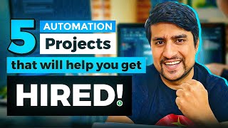 5 Important Automation Projects You Must Do [upl. by Htilil]