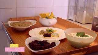 Dips en Folie Tapenade Tzatziki Caviar dAubergine Guacamole  Claras Kitchenette  Episode 12 [upl. by Ijar910]