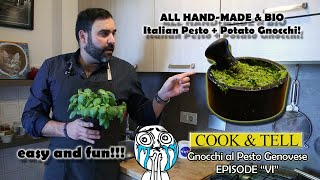 HOW TO PREPARE THE ORIGINAL ITALIAN PESTO amp POTATO GNOCCHI AT HOME  COOK amp TELL  EP VI [upl. by Cymbre]