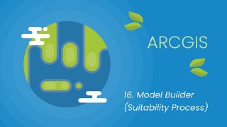 16 Model Builder Suitability Process to ArcGIS  ArcGIS for Beginner [upl. by Chiaki]