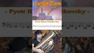 Marche Slave Pyotr Ilyich Tchaikovsky Pt 4 brass tuba orchestra [upl. by Dyann]